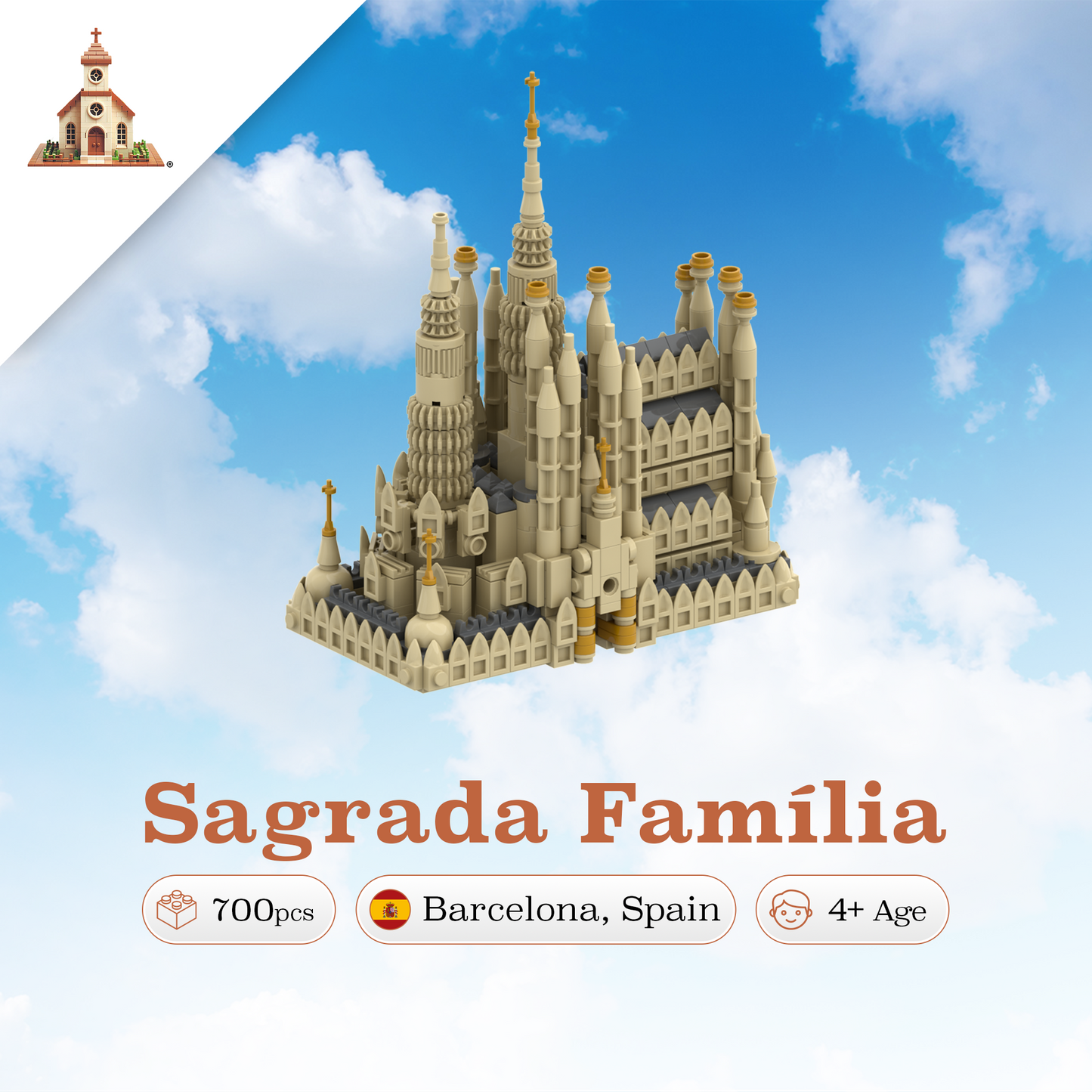 Sagrada Família  – Christian Building Blocks Set